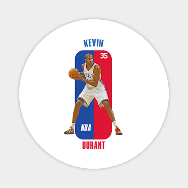 kevin durant Magnet by lazymost